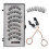 Magnetic Eyelashes with Curler Black 1 Pair 1