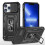 Compatível com iPhone 15 Pro Max - Capa CamShield / Suporte de Anel de Proteção da Câmera Preto 1