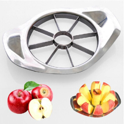 Apple Slicer Stainless Steel 15x10cm Silver Fruit Cutter Kitchen Tool 2