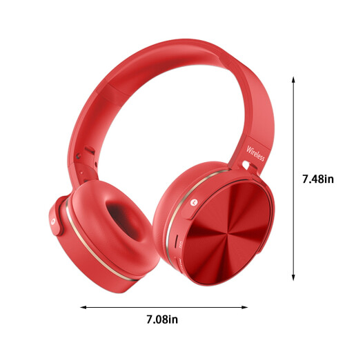 Wireless Bluetooth Headphones HIFI Stereo Gaming Over-Ear 2
