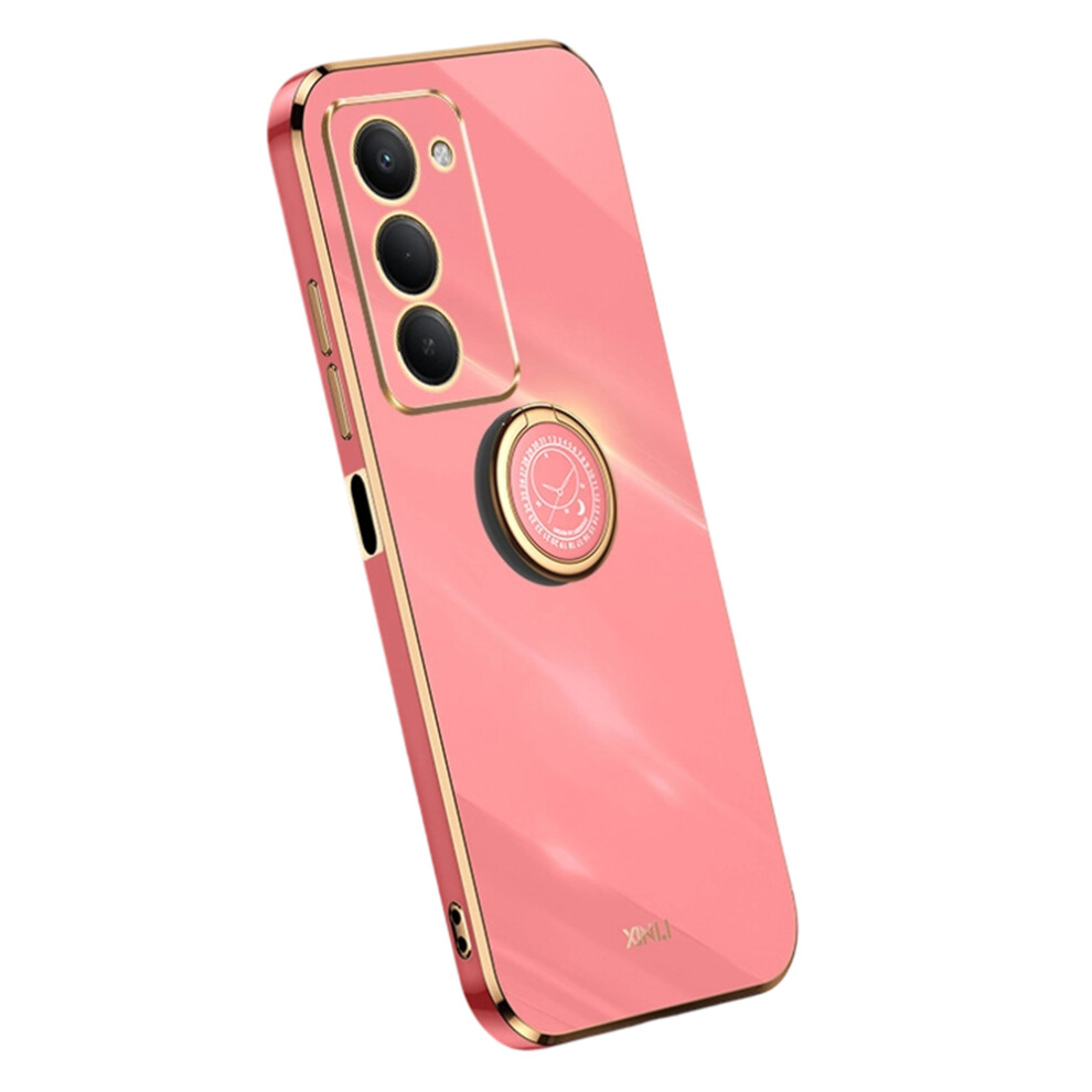 (Red) Xinli For Xiaomi Mi 15 5G (Global) (169Mm) Case Ring Kickstand Electroplating Tpu Phone Cover Red 6914293023834