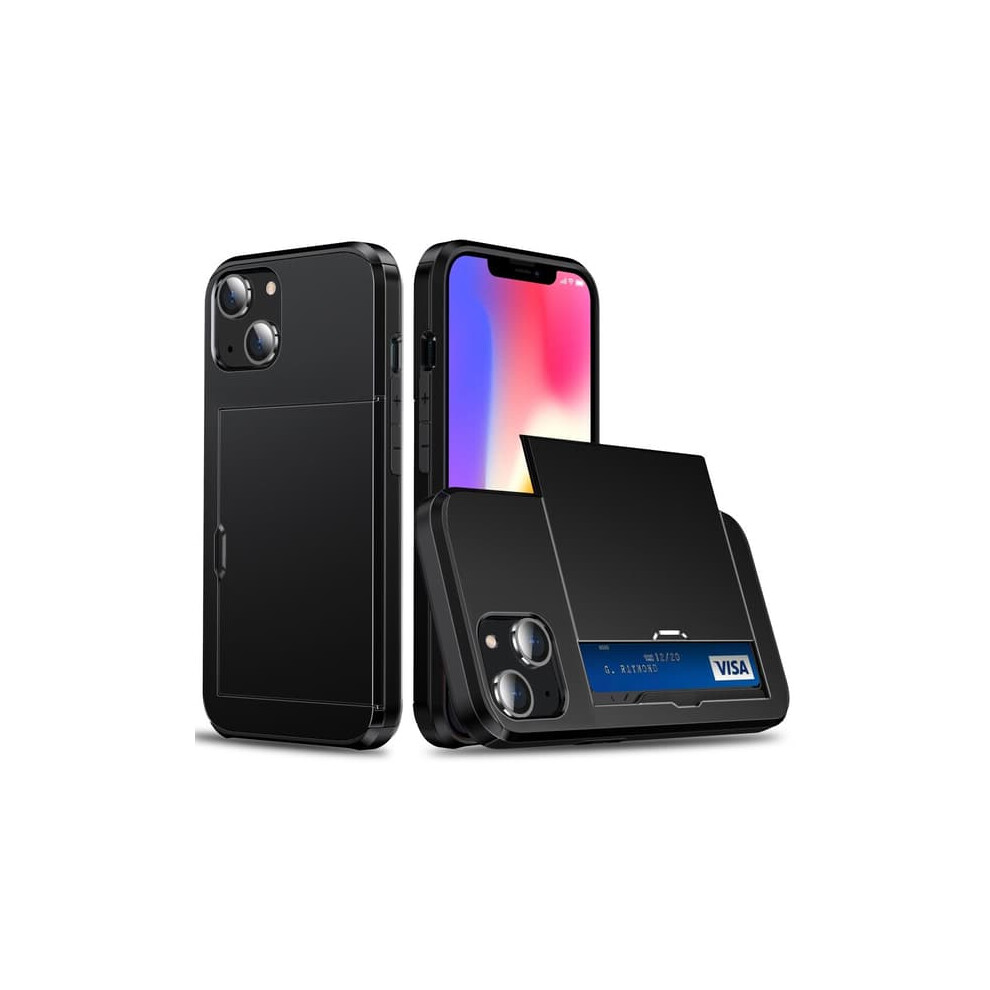 Skalo Iphone 14 Armor Case With Card Holder Black 962125231014
