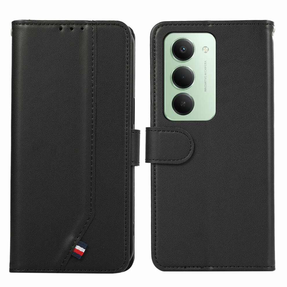 (Black) For Xiaomi Redmi 15 4G (Eu) (171Mm) Case Rfid Blocking Flip Leather Phone Cover Black 6914293855831