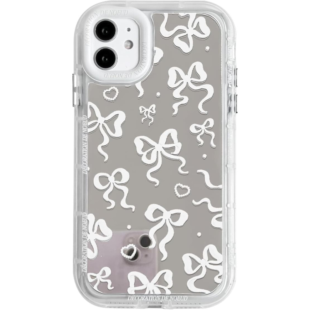 Iphone 11 Case Women's Shockproof Bowknot Heart Pattern 962029557159