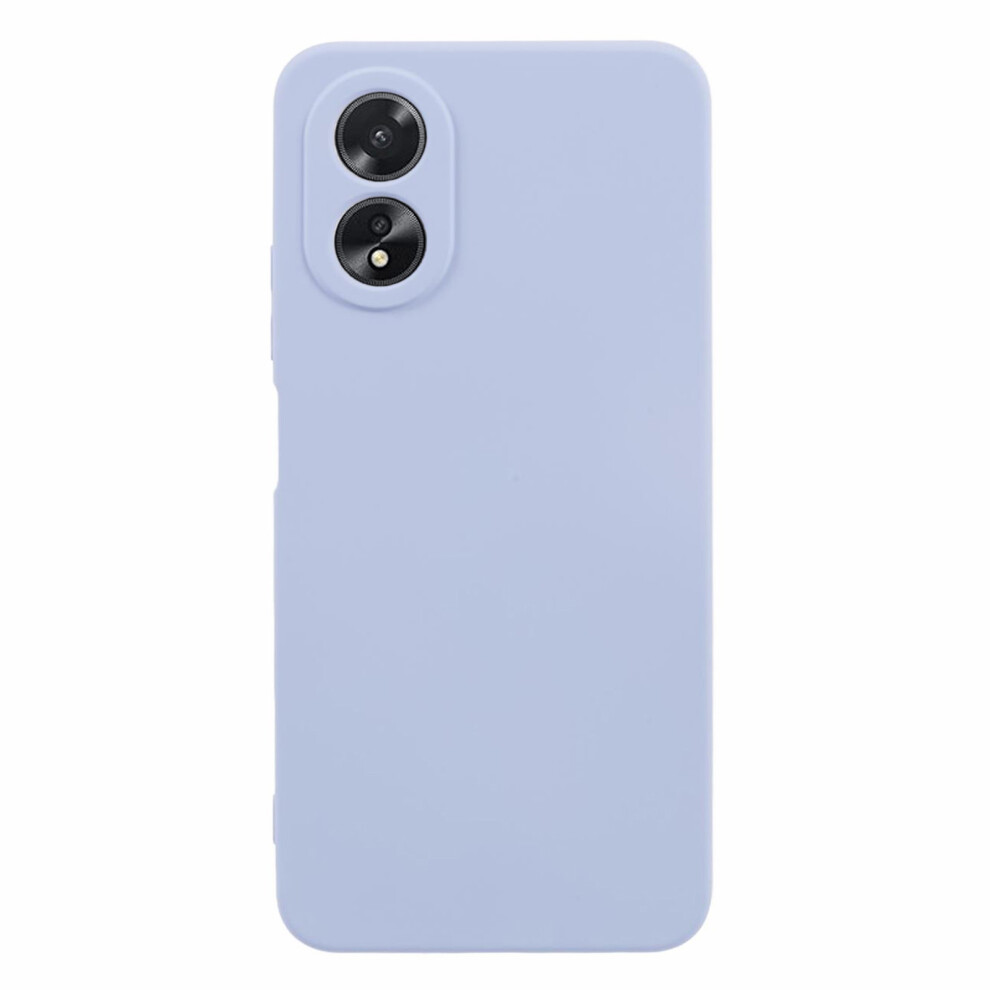 (Light ) Amorus For Oppo A58 4G Case Precise Cutouts Tpu Fiber Lining Shockproof Phone Cover Purple 6914297026459