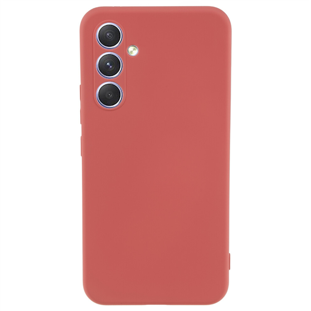 (Hawthorn ) Amorus For Samsung Galaxy S23 Fe Case Precise Cutouts Tpu Fiber Lining Shockproof Phone Cover Red 6914299854463