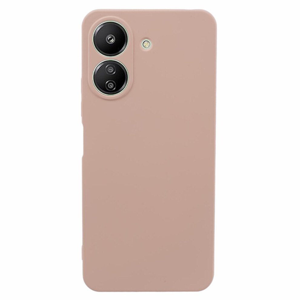 (Pink) Amorus For Xiaomi Redmi 13C 4G / Poco C65 4G Case Precise Cutouts Tpu Fiber Lining Shockproof Phone Cover Pink 6914299701361