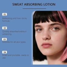 (2pcs) Face Antiperspirant - Face Sweat Blocker For Forehead, Face, Scalp Cheek, Controls Oil, Reduces Sweat, Suitable For Men Women, 60g