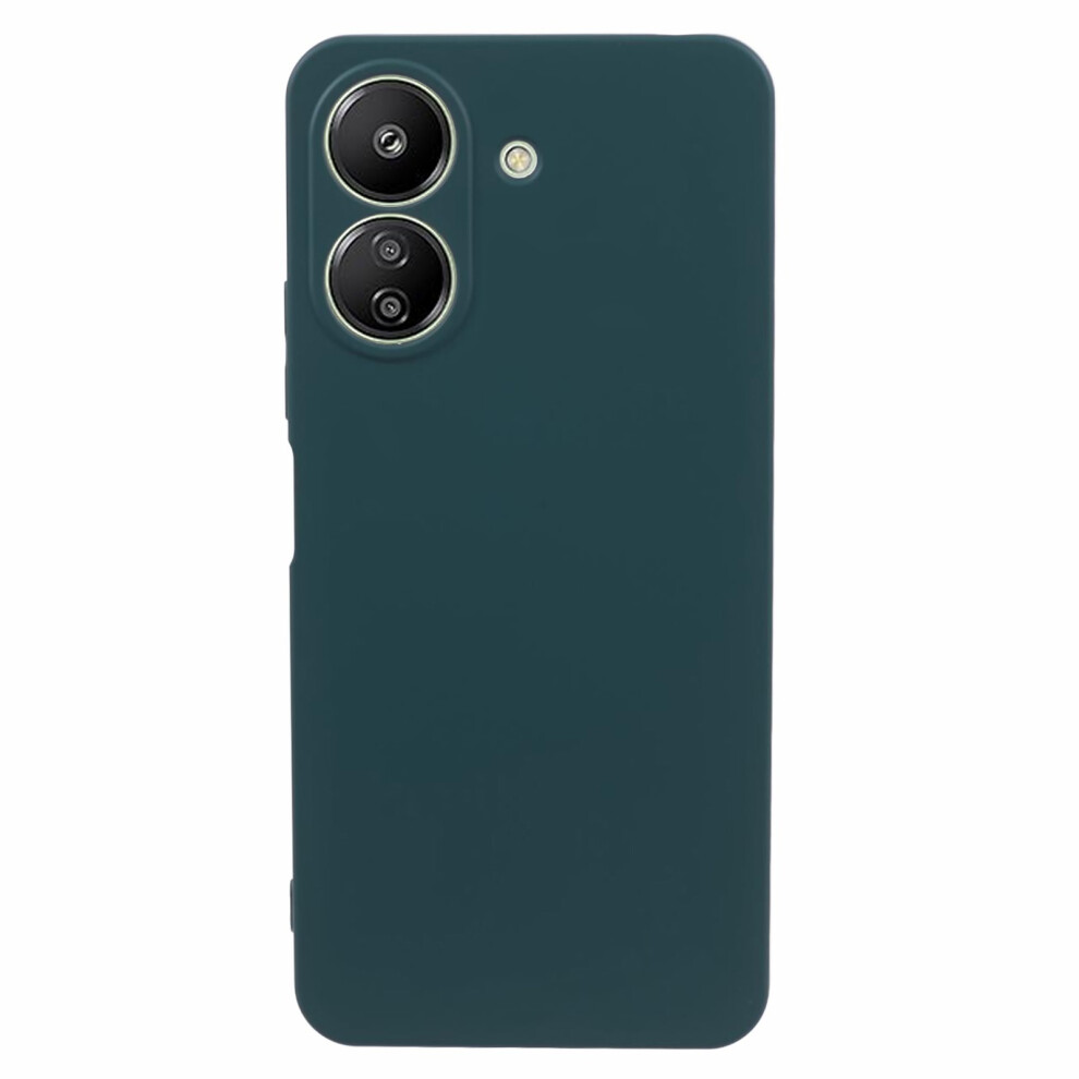 (Army ) Amorus For Xiaomi Redmi 13C 4G / Poco C65 4G Case Precise Cutouts Tpu Fiber Lining Shockproof Phone Cover Green 6914299303800