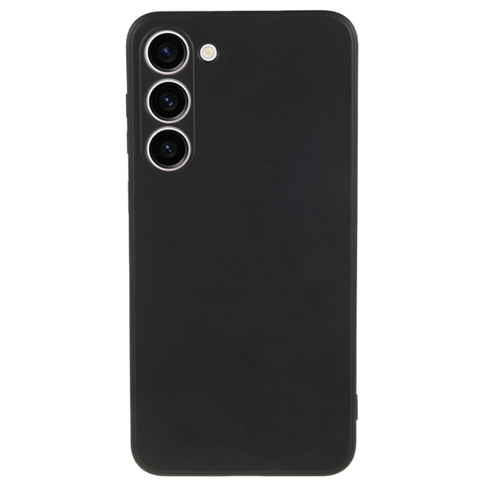 (Black) Amorus For Samsung Galaxy S23 Case Precise Cutouts Tpu Fiber Lining Shockproof Phone Cover Black 6914295349642