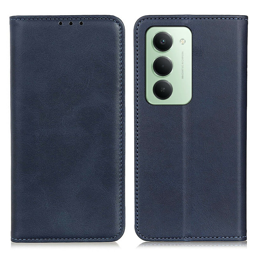 (Blue) For Xiaomi Redmi 15 4G (Eu) (171Mm) Case Split Leather Flip Wallet Phone Cover Blue 6914293207944