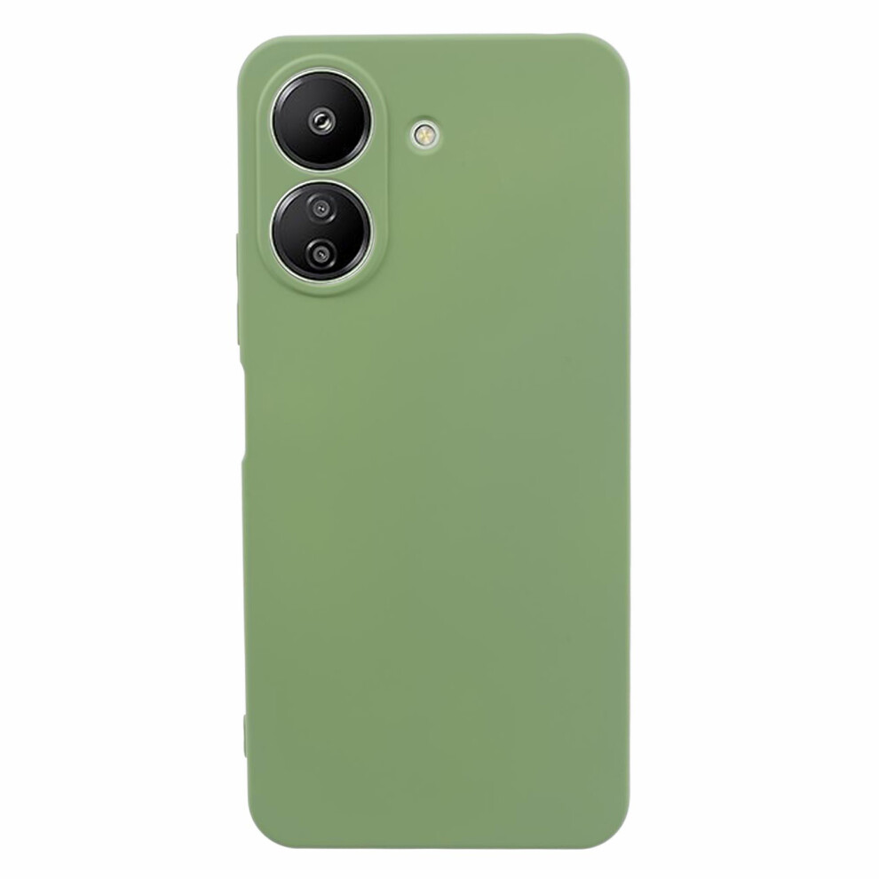 (Matcha ) Amorus For Xiaomi Redmi 13C 4G / Poco C65 4G Case Precise Cutouts Tpu Fiber Lining Shockproof Phone Cover Green 6914297610276