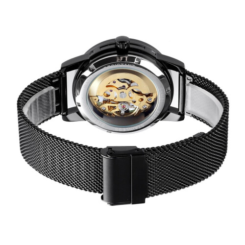 Quinlirra Women's Automatic Mechanical Watch with Mesh Band 2