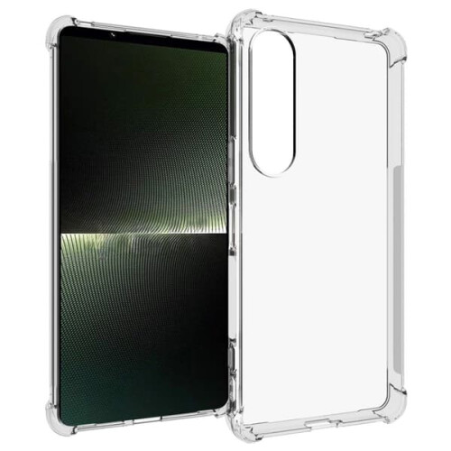 Capa SHELL compatível com Sony Xperia 1VI, em TPU extra resistente e transparente.