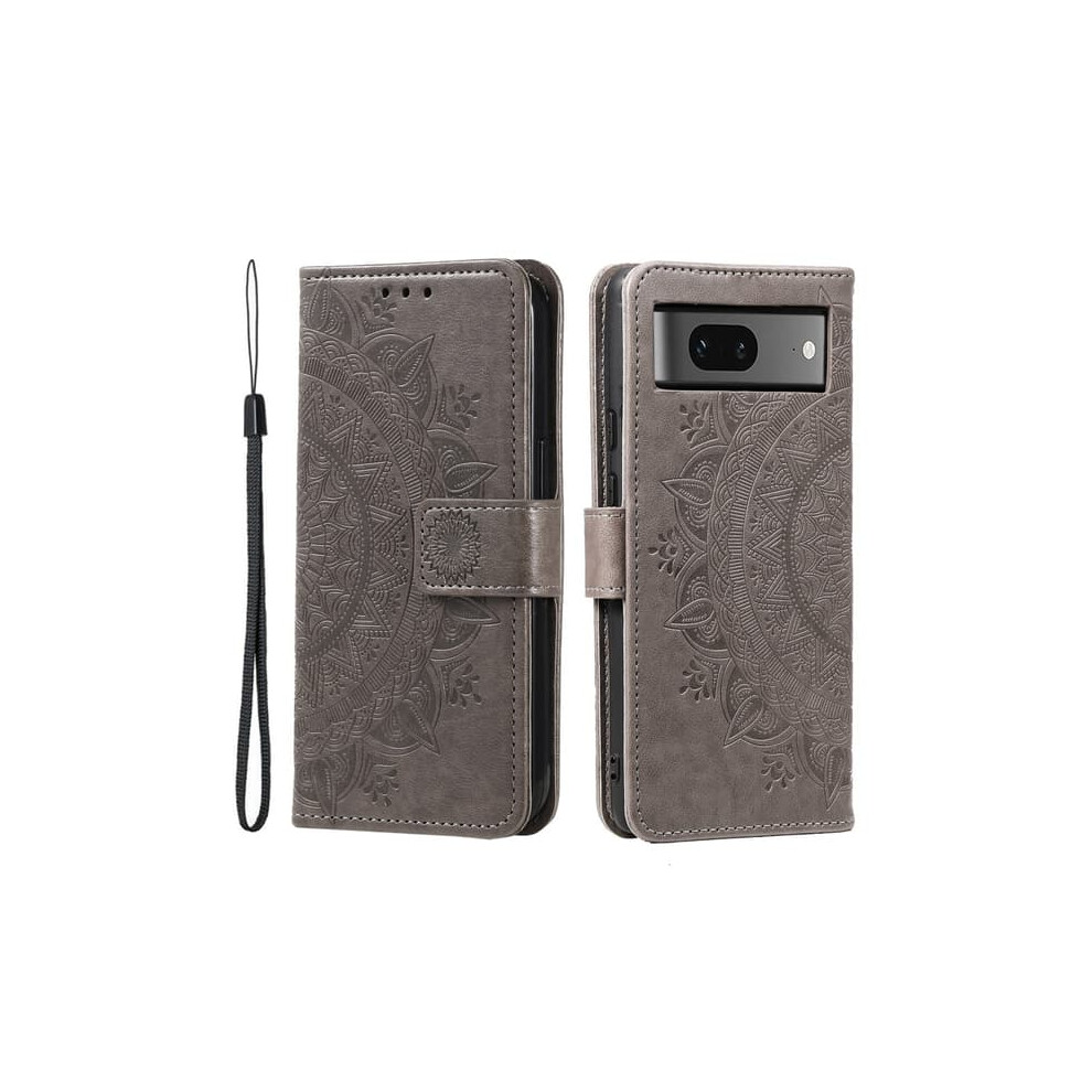 Skalo Google Pixel 9/9 Pro Mandala Wallet Case Gray 962125242980