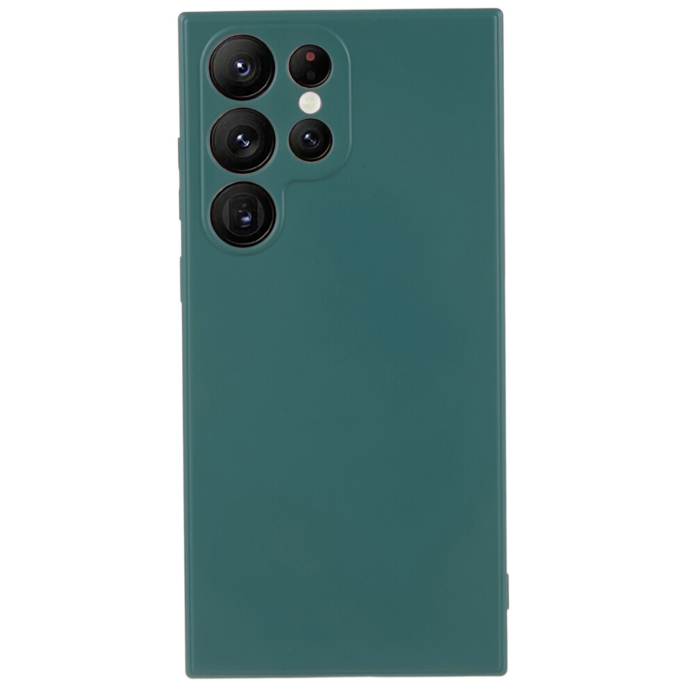 (Army ) Amorus For Samsung Galaxy S23 Ultra Case Precise Cutouts Tpu Fiber Lining Shockproof Phone Cover Green 6914290288229