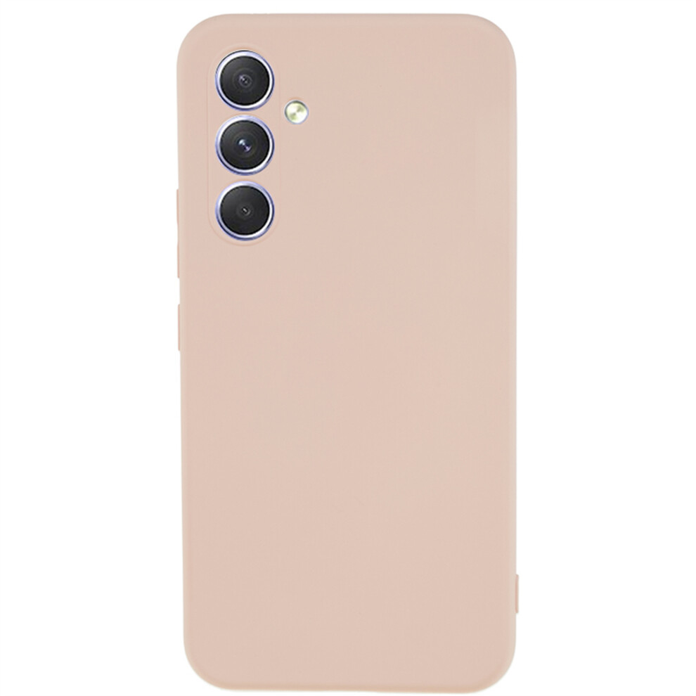 (Pink) Amorus For Samsung Galaxy S23 Fe Case Precise Cutouts Tpu Fiber Lining Shockproof Phone Cover Pink 6914298775561