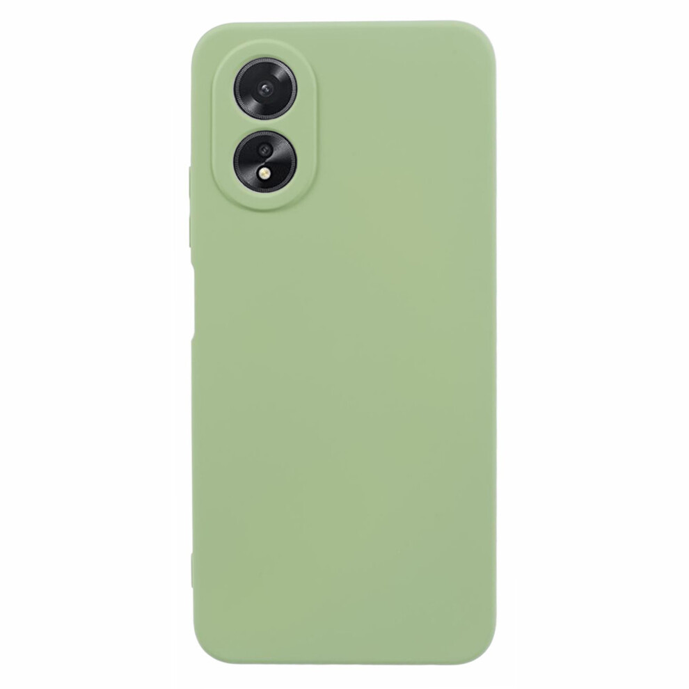 (Matcha ) Amorus For Oppo A38 4G / A18 4G Case Precise Cutouts Tpu Fiber Lining Shockproof Phone Cover Green 6914294721210