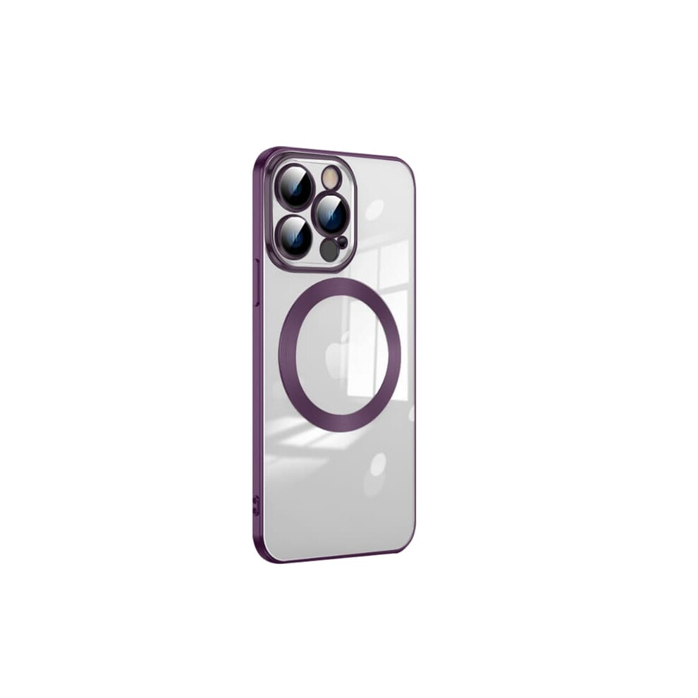 Iphone 14 Pro Case With Magsafe And Electroplating Magnetic Purple 962125246049