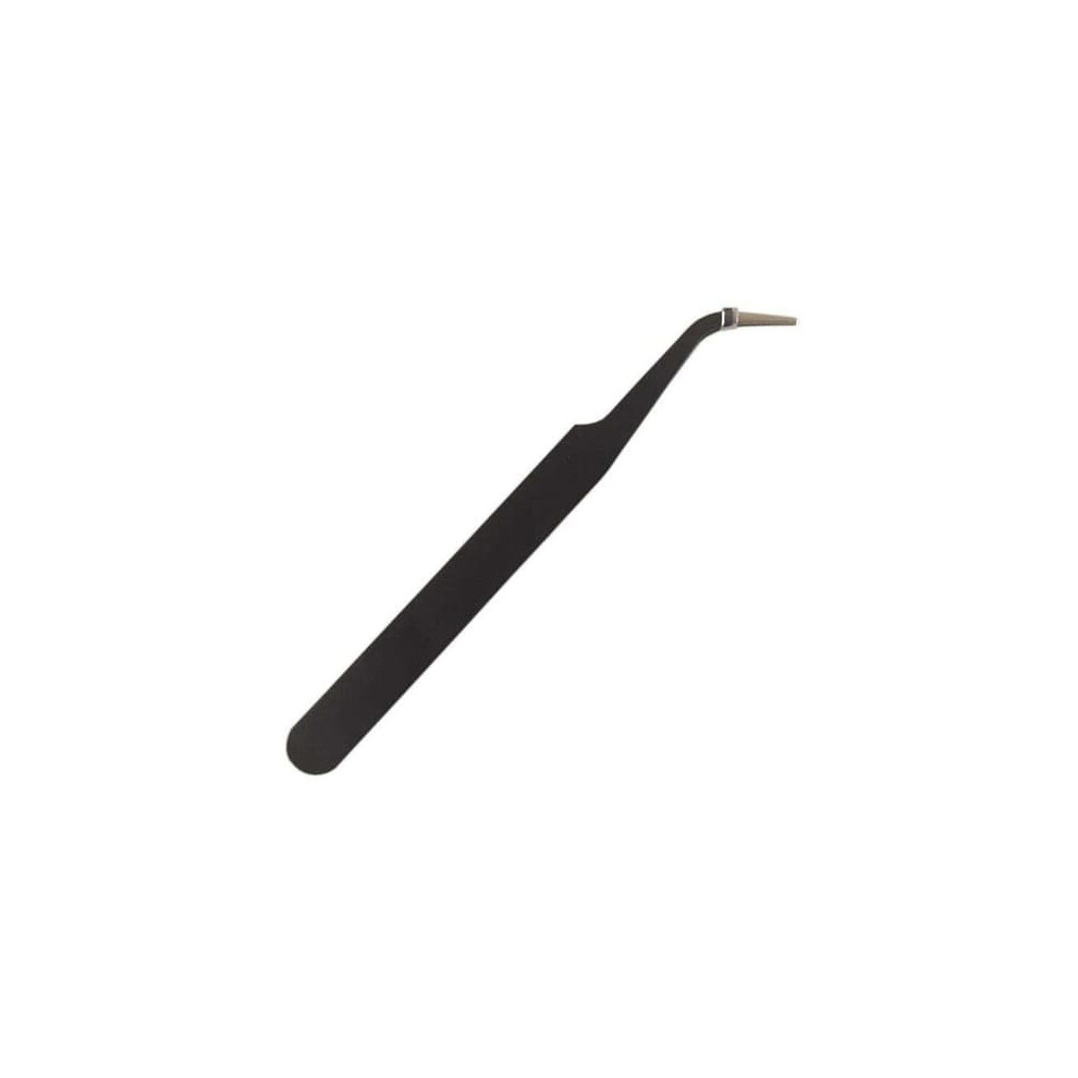 Black Tweezers for Nail Decorations and Eyelash Extensions