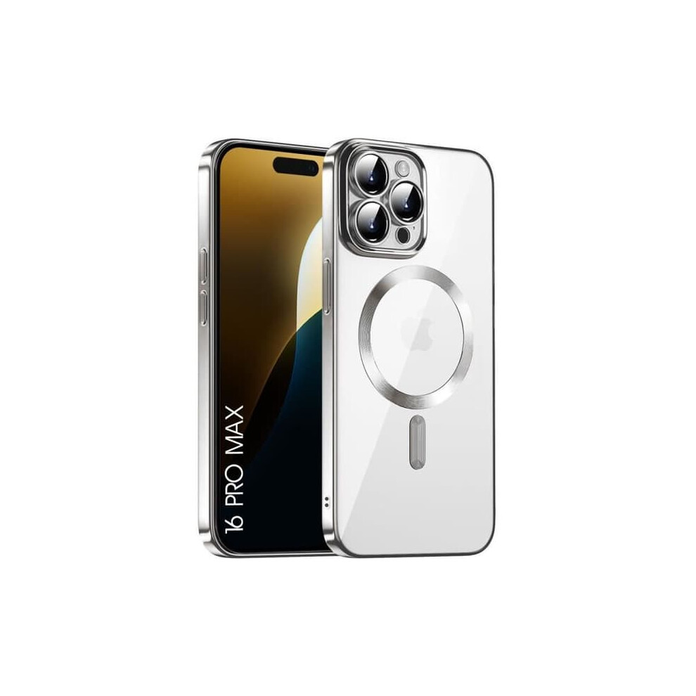 Booling Protective Case For Iphone 16 Pro Max Transparent Silver 962125244748