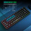 Gaming Keyboard USB Wired 68 Keys RGB Backlight 6