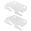 Wood Bed Rail Bracket Hook Plate for Bed Frame 2 pcs 4