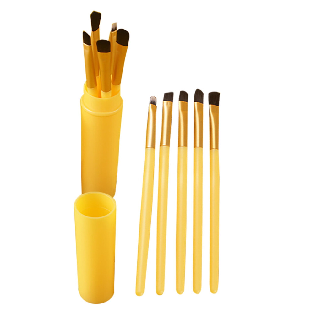 Kiplyki eyeshadow brush set with round tube 5 pcs