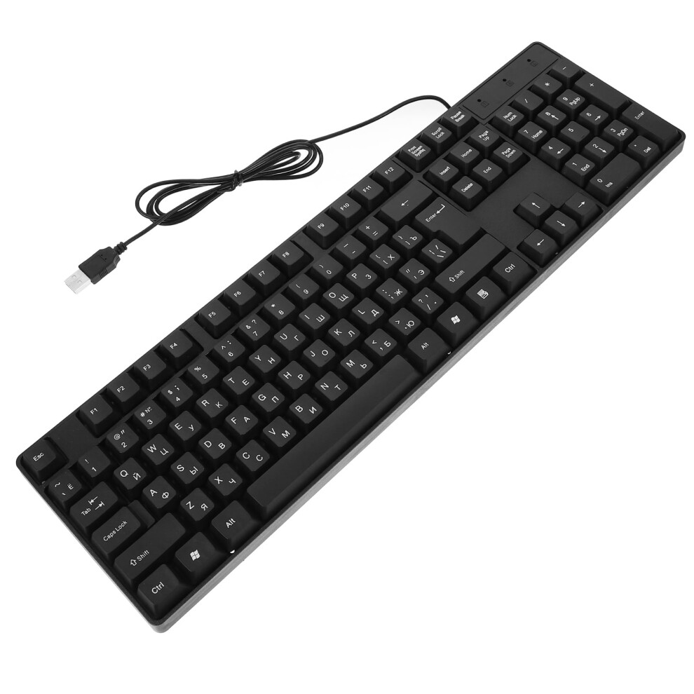 Usb Gaming Keyboard Wired Russian Layout Compact 900881710893