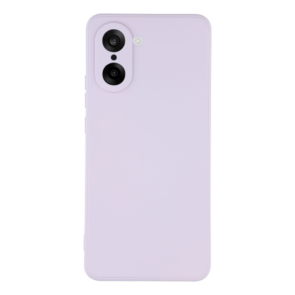 (Purple) Amorus For Oneplus Nord Ce5 5G / Ace 5 Racing 5G Case Precise Cutouts Tpu Fiber Lining Shockproof Phone Cover Purple 6914290681099
