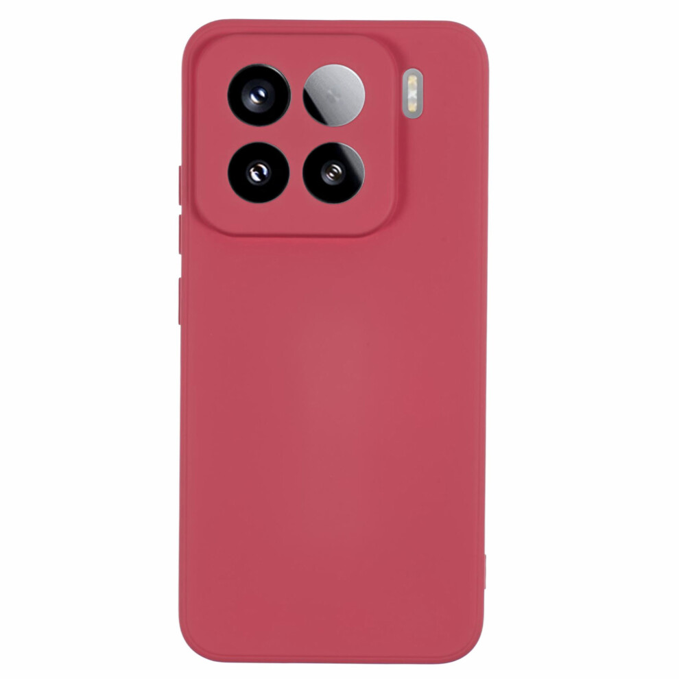 (Hawthorn ) Amorus For Xiaomi 15 Pro Case Precise Cutouts Tpu Fiber Lining Shockproof Phone Cover Red 6914294094420