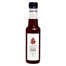 Simply Black Forest Syrup, Vegan & Nut Free Flavoured Syrup for Coffee, Cocktails & Baking (250ml)