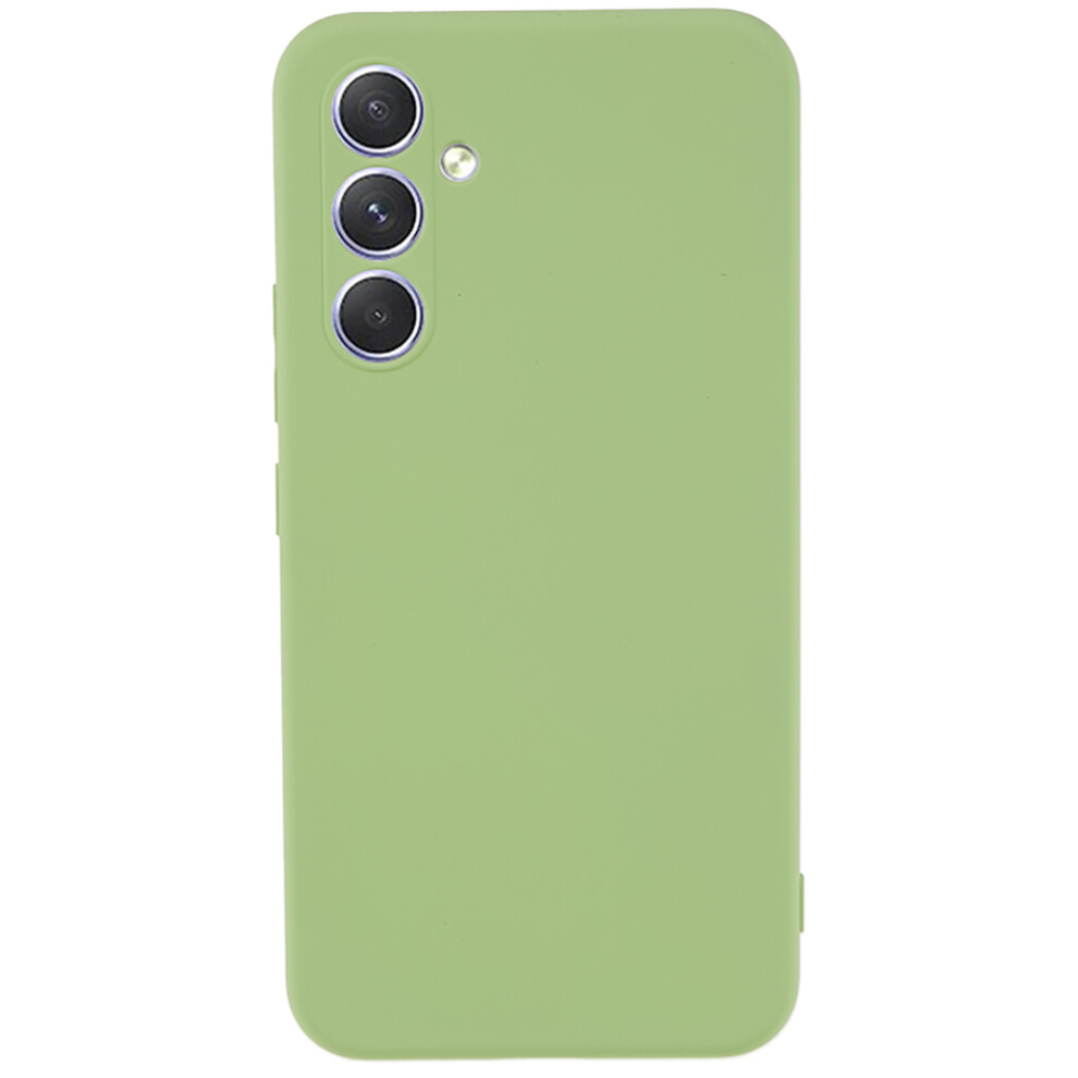 (Matcha ) Amorus For Samsung Galaxy S24 Fe Case Precise Cutouts Tpu Fiber Lining Shockproof Phone Cover Green 6914298381021