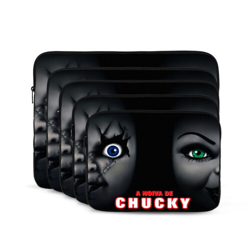 Capa para Notebook "A Noiva de Chucky", Capa Protetora Antichoque com Bolso para Acessórios, Capa Estilo Pasta, 10 12 13 15 17 Polegadas 2