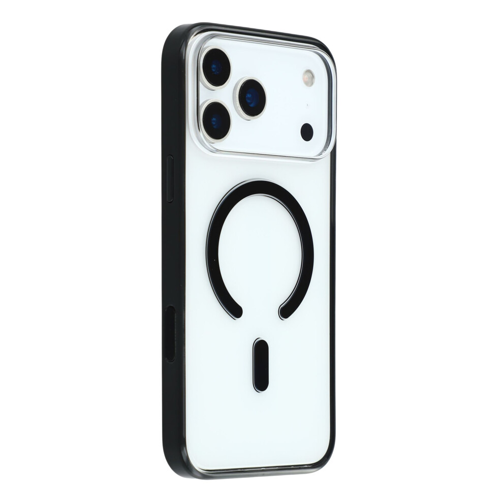 (Black) Mutural For Iphone 17 Pro Case Compatible With Magsafe Translucent Pc + Tpu Phone Cover Black 6914299104643