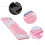 Wired Ergonomic Mechanical Gaming Keyboard Pink ABS 3