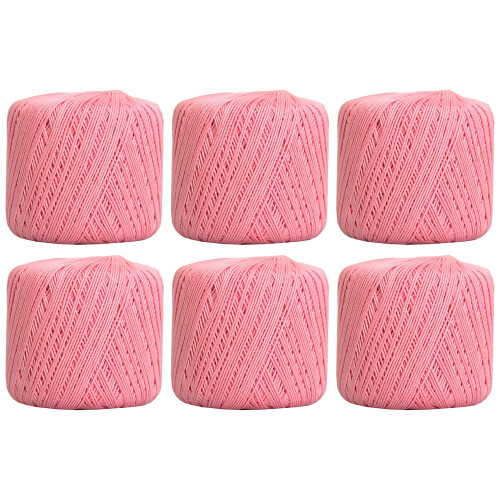 Mercerized Cotton Crochet Thread Size 3 6-Pack 50g