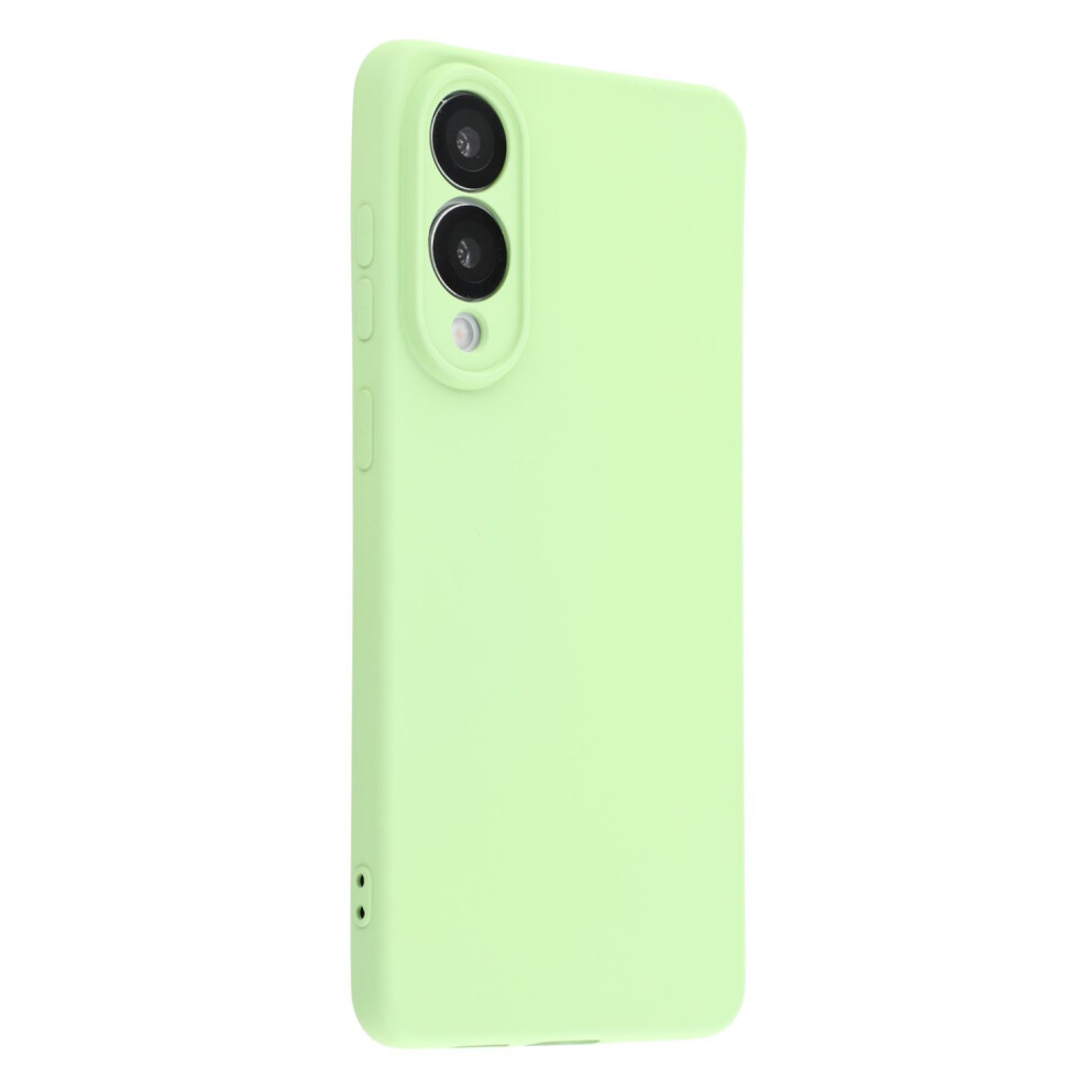 (Matcha ) Amorus For Samsung Galaxy S25 Edge Case Precise Cutouts Tpu Fiber Lining Shockproof Phone Cover Green 6914299813934