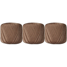 Threadart crochet thread 100% mercerized cotton 3-pack size