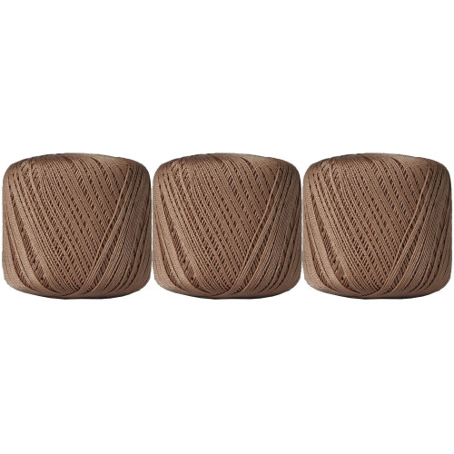 Threadart crochet thread 100% mercerized cotton 3-pack size