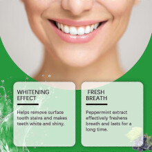 Tooth Cleaning Mousse - Peppermint , Propolis Foam for Stain Removal , Fresh Breath - 60ml