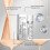 1-3x for Concealer Moisturizing Liquid Foundation Naturally Brightening Light Moisturizing Refreshing 4