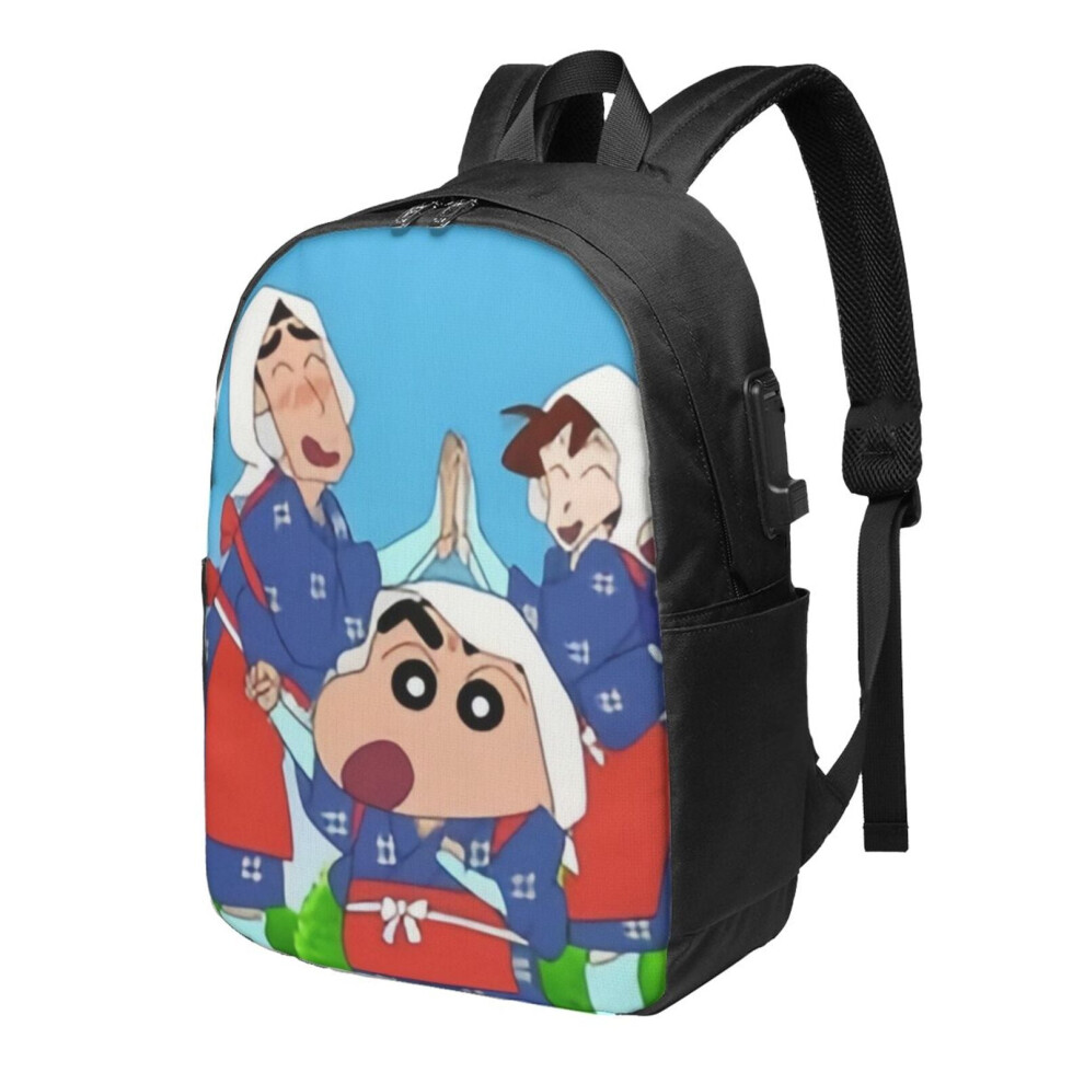 Crayon Shin-Chan Laptop Backpack 17 Inch Black 900881717878