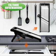 Taiator Vegetable Slicer Mandoline Cutter Stainless Steel/Plastic Multifunctional Slicer Kitchen Accessories Protective Accessories Gloves