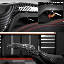 Cubierta de Asiento de Motocicleta con Patrón de Fibra de Carbono para Todos los Modelos para Ryker Ryke600 2019-2025