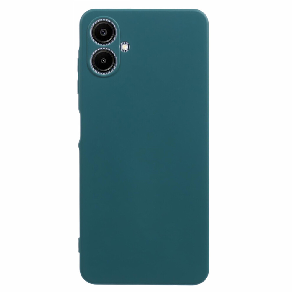 (Army ) Amorus For Samsung Galaxy A07 4G Case Precise Cutouts Tpu Fiber Lining Shockproof Phone Cover Green 6914292319891