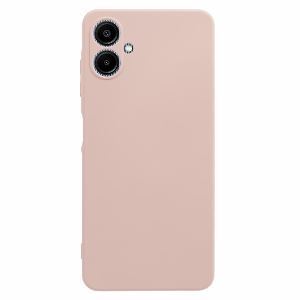 (Pink) Amorus For Samsung Galaxy A07 4G Case Precise Cutouts Tpu Fiber Lining Shockproof Phone Cover Pink 6914299394334