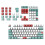 Gaming Keycaps Mechanical Keyboard Replacement Set 129 pcs 1