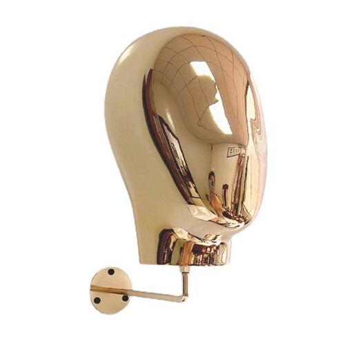Wall Mounted Hat Rack Vintage Style Mannequin Head 1 Pack