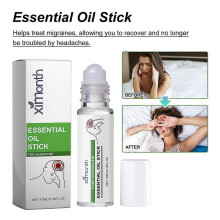 Ximonth Head Cream with Roll-On Beads, Gentle Massage for Head Acupoints, Portable Body Care Roller Gel
